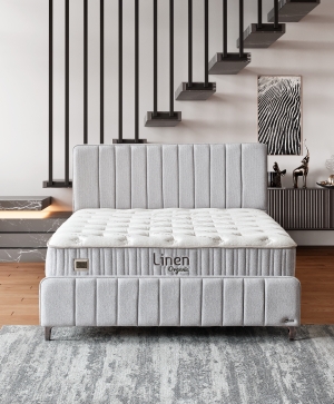 Тапицирано легло  Linen Organic