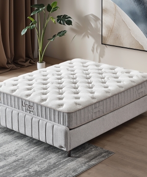 Тапицирано легло  Linen Organic